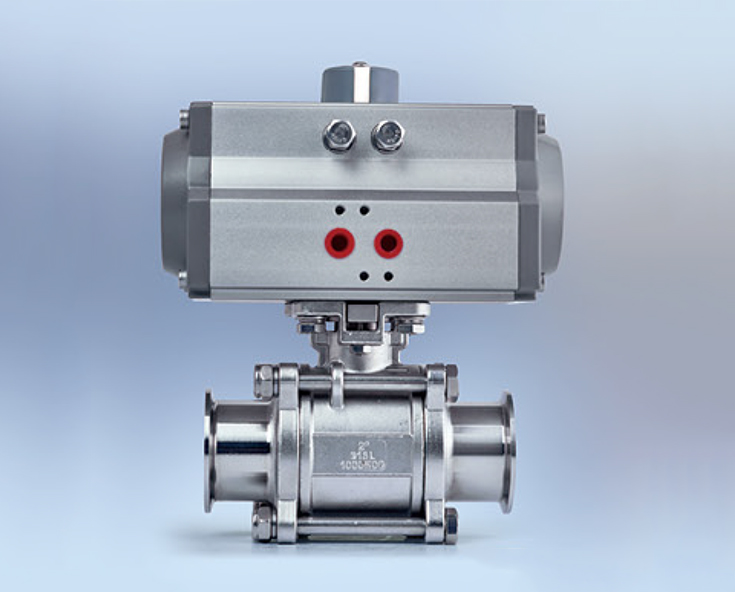 3PC Pneumatic AlI-Inclusive Ball Valve